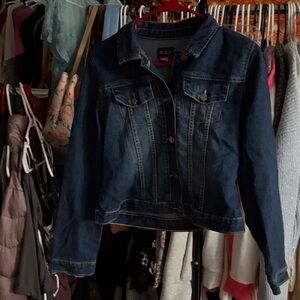 Place Dark Blue Jean Jacket